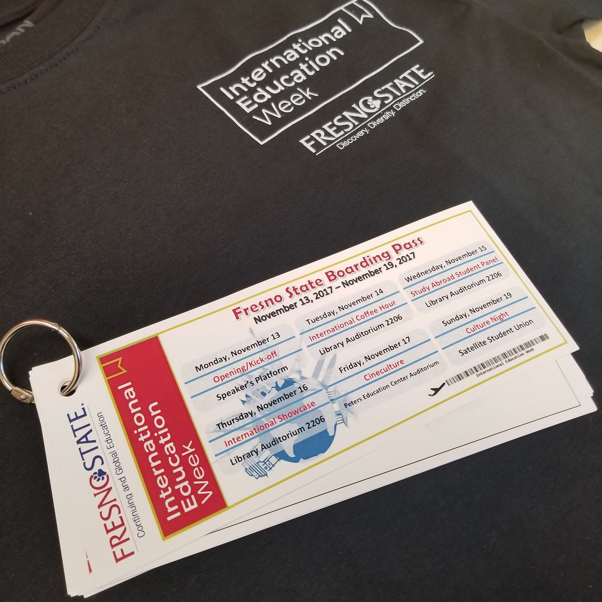 International Education Week begins NEXT MONDAY. Learn about international opportunities and get your Boarding Pass from 11am-1pm @ the Speaker's Platform.