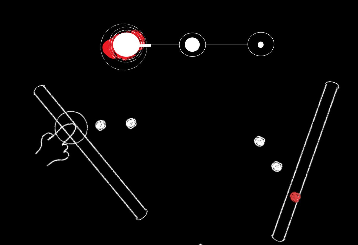 Rethinking how we show people when to swipe <a href="/rocky_touchme/">Rocky Horror Game</a> here are 2 examples: circles which grow with beat or drops which fall - thoughts?