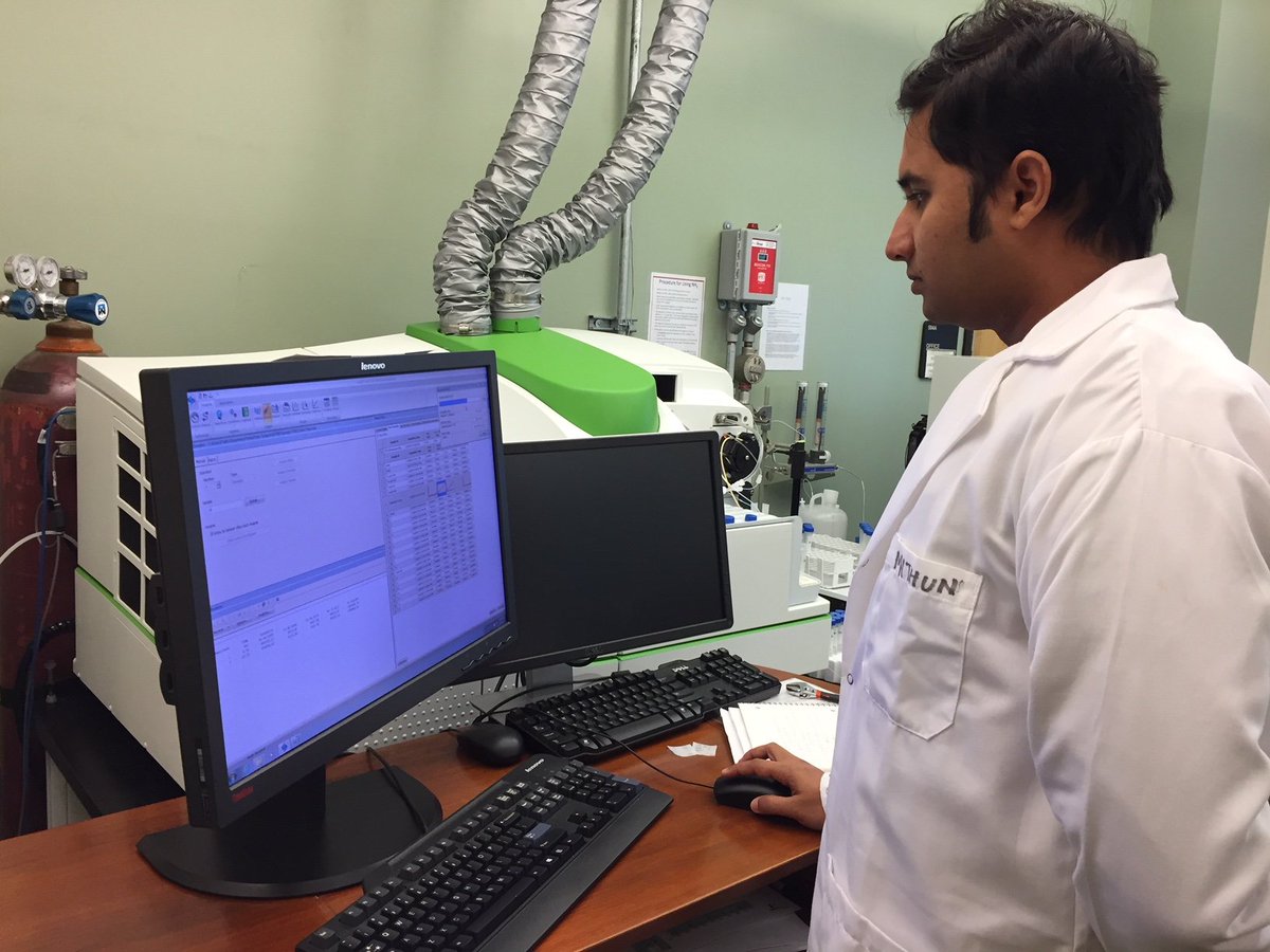 Mithun Sikder starts a new project with copper nanoparticles.