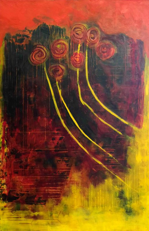 angeladearte's tweet photo. NOSTALGIA – Ángela González. #Encausto y #óleo sobre madera. 1.10 x .80 m. 2015 #angeladearte https://t.co/f3xnHIzfDf