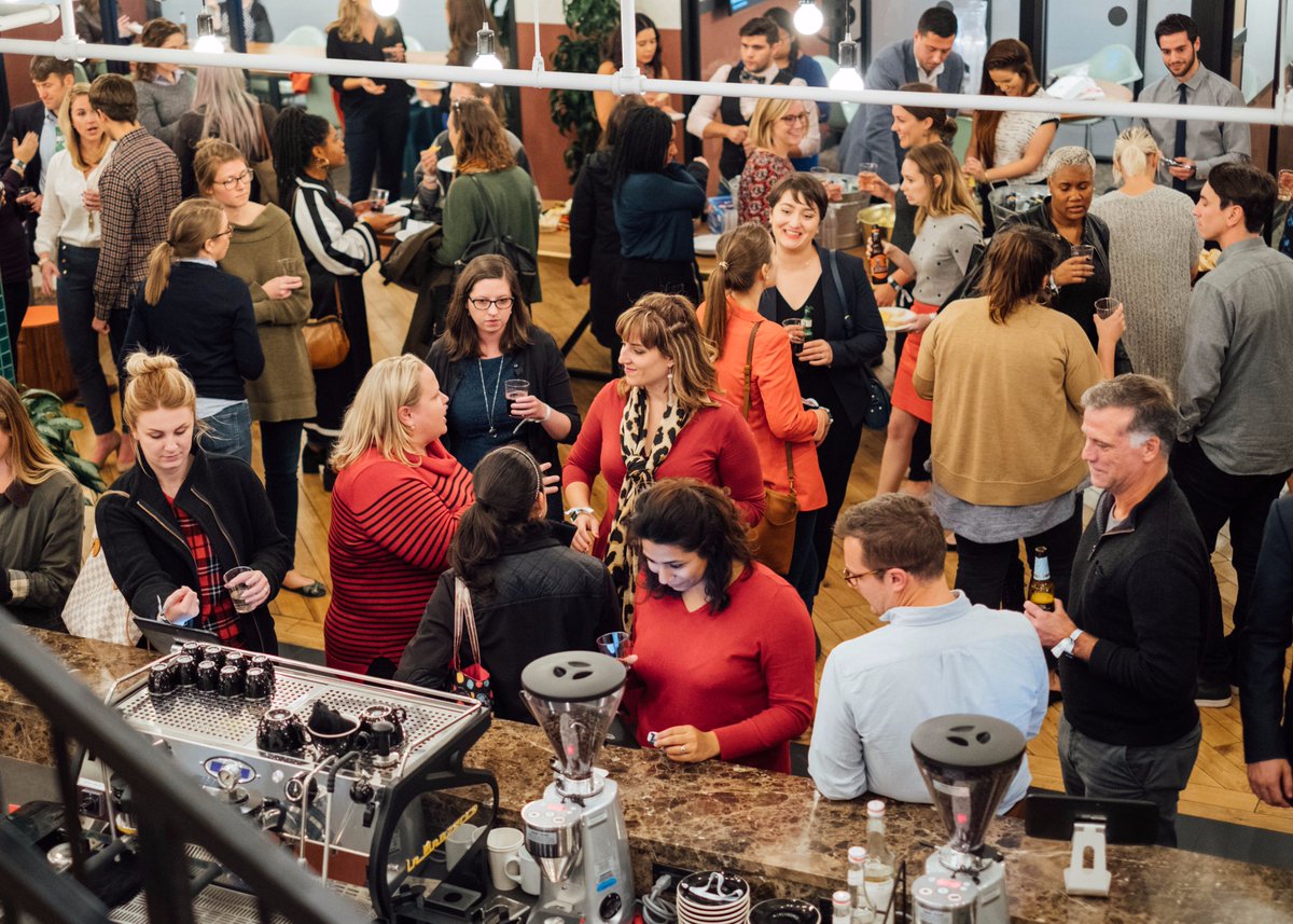 eventfarm's tweet photo. We kicked off our Women Crushing It Wednesday evert series last night—thanks so much to everyone who came! #eventfarm #thenewWCW https://t.co/kbzpx8jcH2