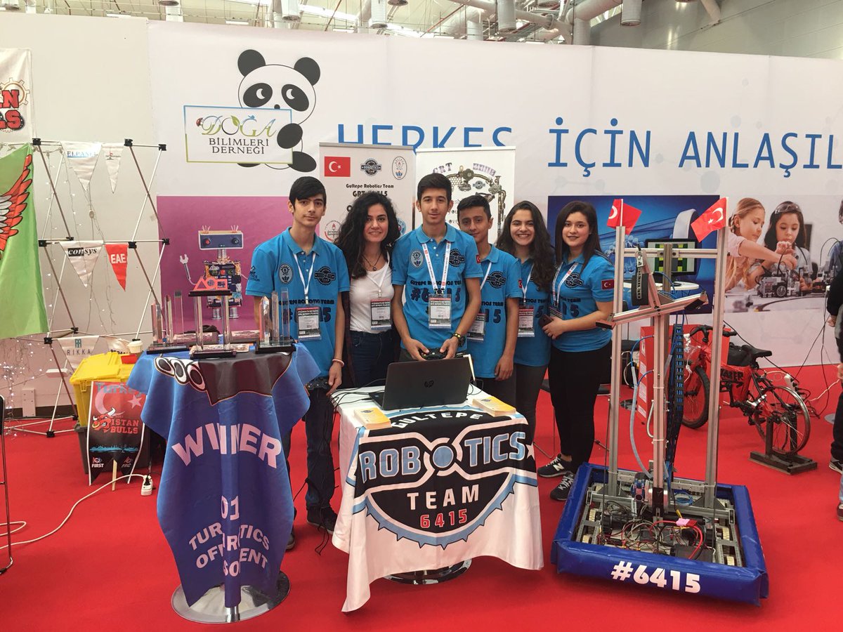 GRT6415's tweet photo. Yenikapı Avrasya Gösteri Merkezinde Herkesi Standımıza Bekliyoruz.
#GRT6415 #FRC #FirstRoboticsCompetition  #FikretYukselFoundation #turkishoffseason2017 https://t.co/NpPZO5usb6
