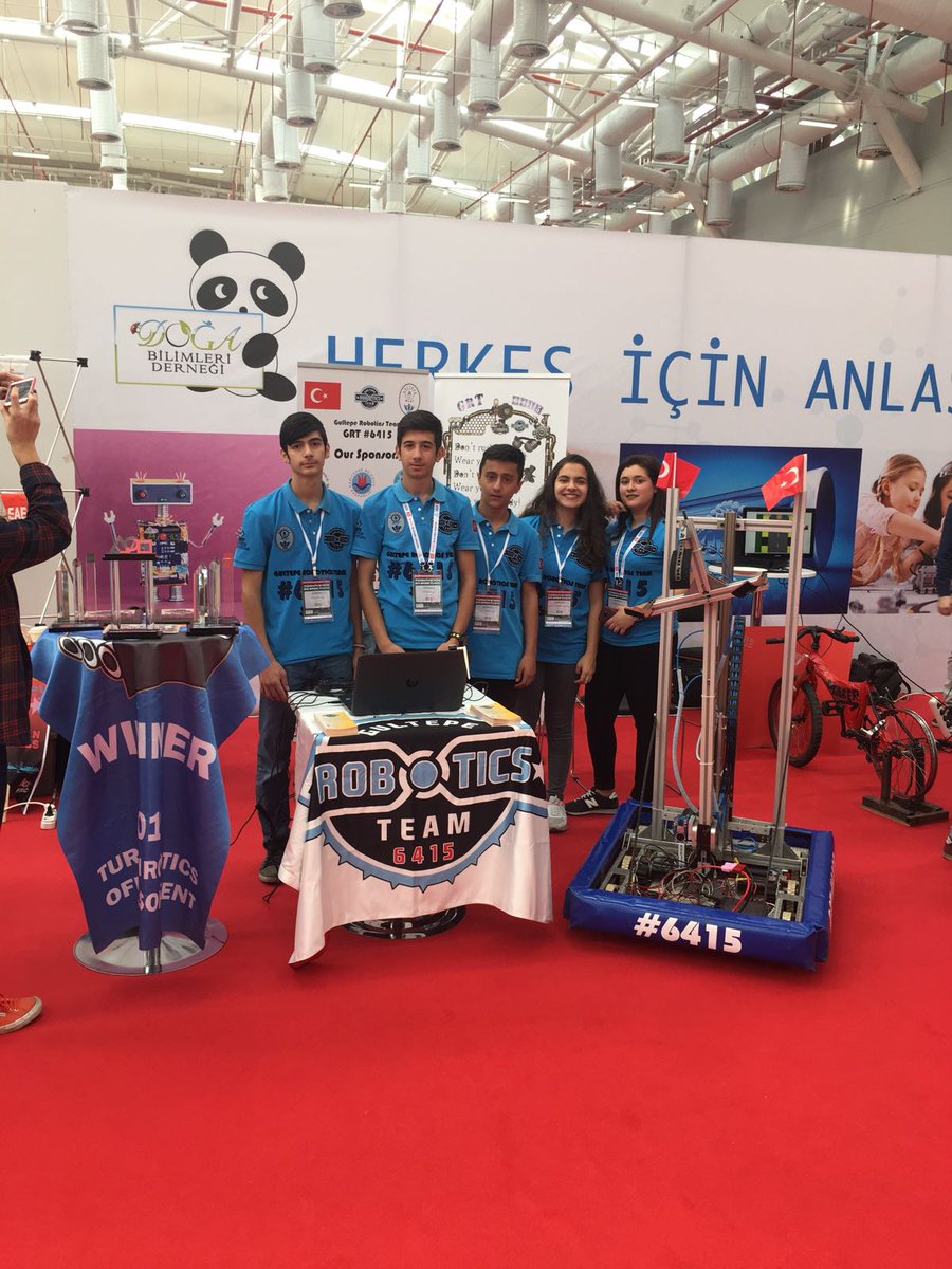 GRT6415's tweet photo. Yenikapı Avrasya Gösteri Merkezinde Herkesi Standımıza Bekliyoruz.
#GRT6415 #FRC #FirstRoboticsCompetition  #FikretYukselFoundation #turkishoffseason2017 https://t.co/NpPZO5usb6