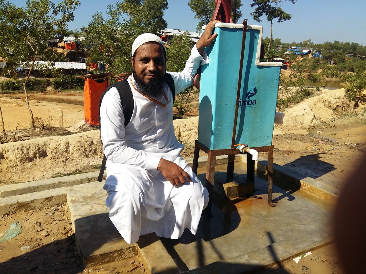 NuhuAmin's tweet image. This is just satisfaction #safedrinkingwater #Rohingya #icddr_b