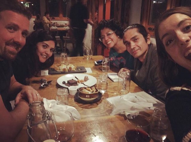 Dinner with <a href="/favianna/">favianna rodriguez</a> last night kicks off an evening of #ArtAsActivism. We’ll see you tonight at <a href="/BetterWorldSrs/">Better World Series</a> for her lecture &amp; workshop