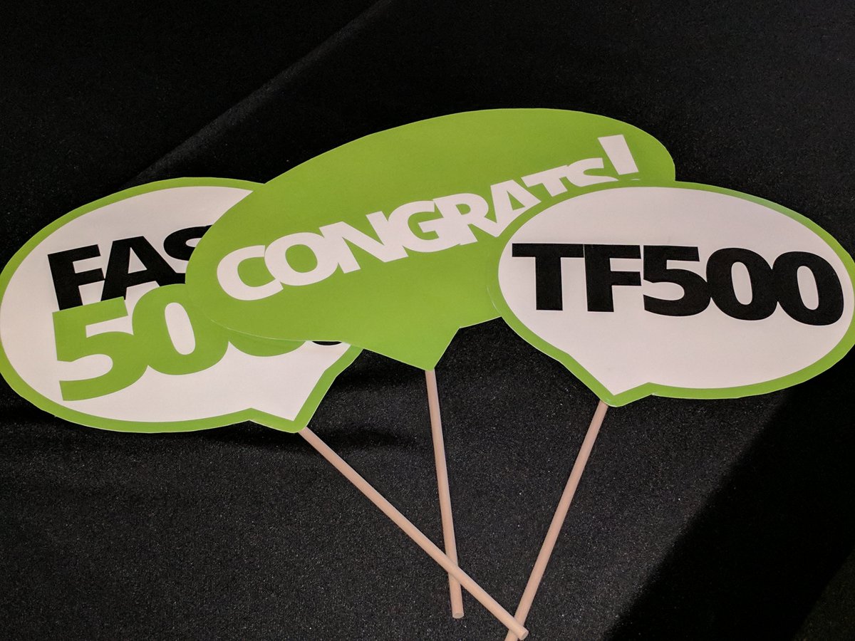 wdayfinancetalk's tweet photo. A great time last night celebrating w/ the @DeloitteTMT #Fast500 winners! Thrilled for our 7th win! https://t.co/YAhsyO9Ku1 #7TimeWinner https://t.co/PM1KURJ0XV
