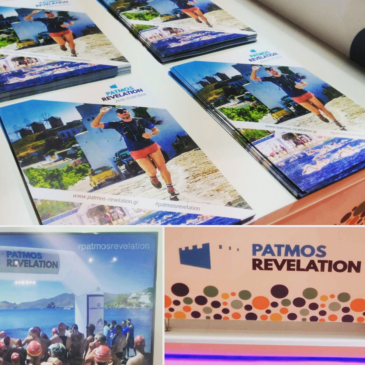 PatmosRevel's tweet photo. #PatmosRevelation is in the @AthensMarathon expo. You may find us at the stand of @AegeanIslands_ until Saturday! #patmos #aegeanislands #aegeanlikenoother #dodecanese #running #swimming #sportstourism #ErgoMarathonExpo #ama #ama2017 https://t.co/oG5NgVKBTD