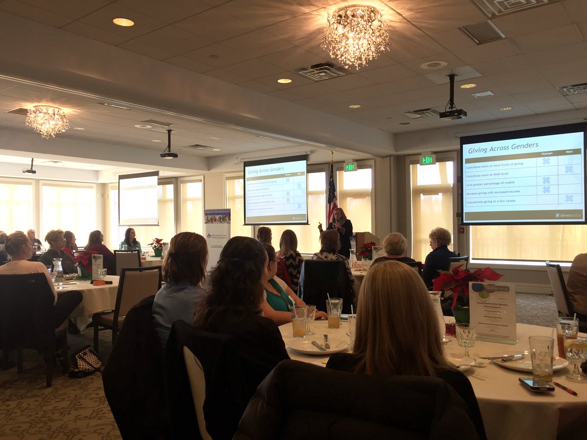 FndlyHanChamber's tweet photo. Laura MacDonald of @BenefactorGroup speaking at our Women’s Leadership Forum - thanks for your time and knowledge! #fhchamber https://t.co/iCrIbK2Xlk