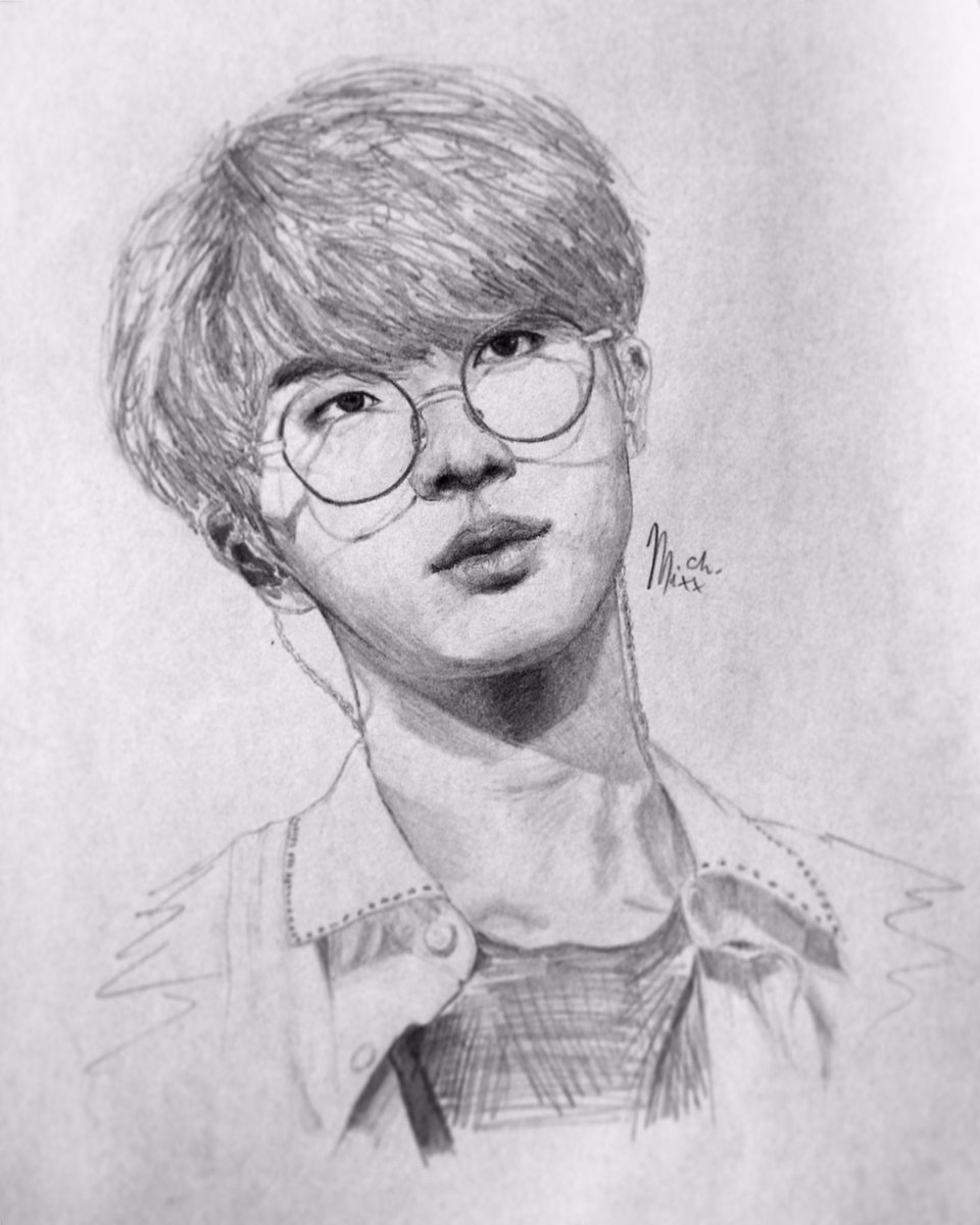 Jungkook Drawing Jin