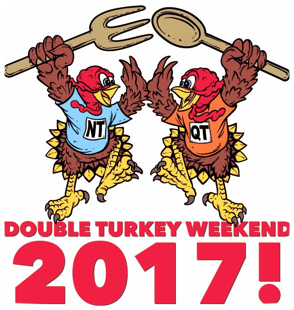 BrazenRacing's tweet photo. We're only two weeks away from our Turkey Trot #NitroTurkey & #QuarryTurkey races! We recommend signing up now and signing up/guilt tripping your family into racing with you. The more the merrier right? #bebrazen https://t.co/tPuagrROvE