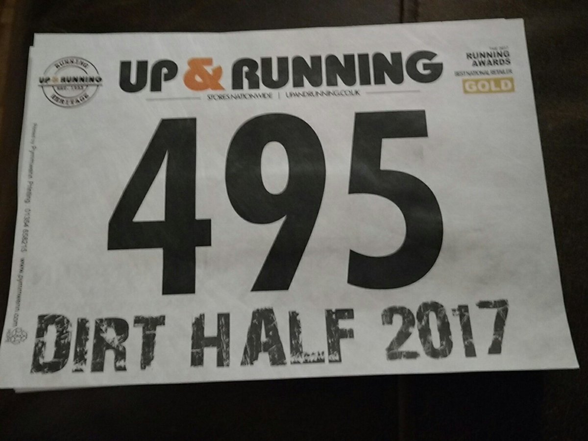 seasiderwarren's tweet photo. First half marathon - bring it on! #dirthalf https://t.co/zubPIdlQzc