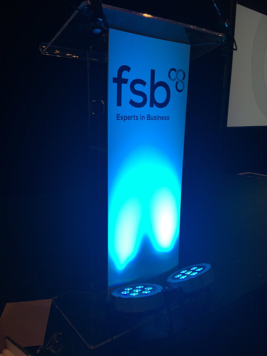 FSB_GarryC's tweet photo. I’m in Glasgow tonight for the @FSB_Scotland dinner. The room’s set, just need the guests! https://t.co/DfaVzpmIos