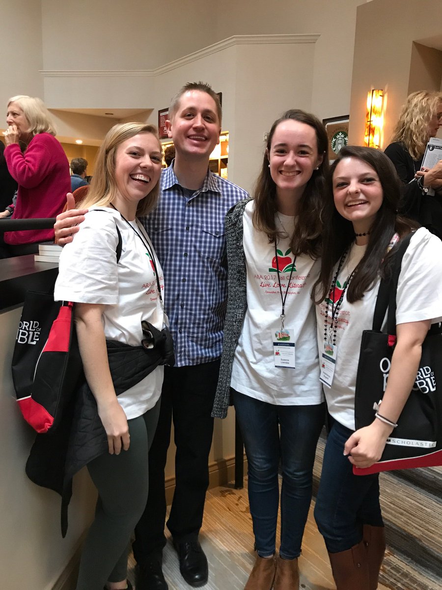 Excited to have the opportunity to meet <a href="/MrSchuReads/">John Schu</a> at our first conference #ARACONF2017