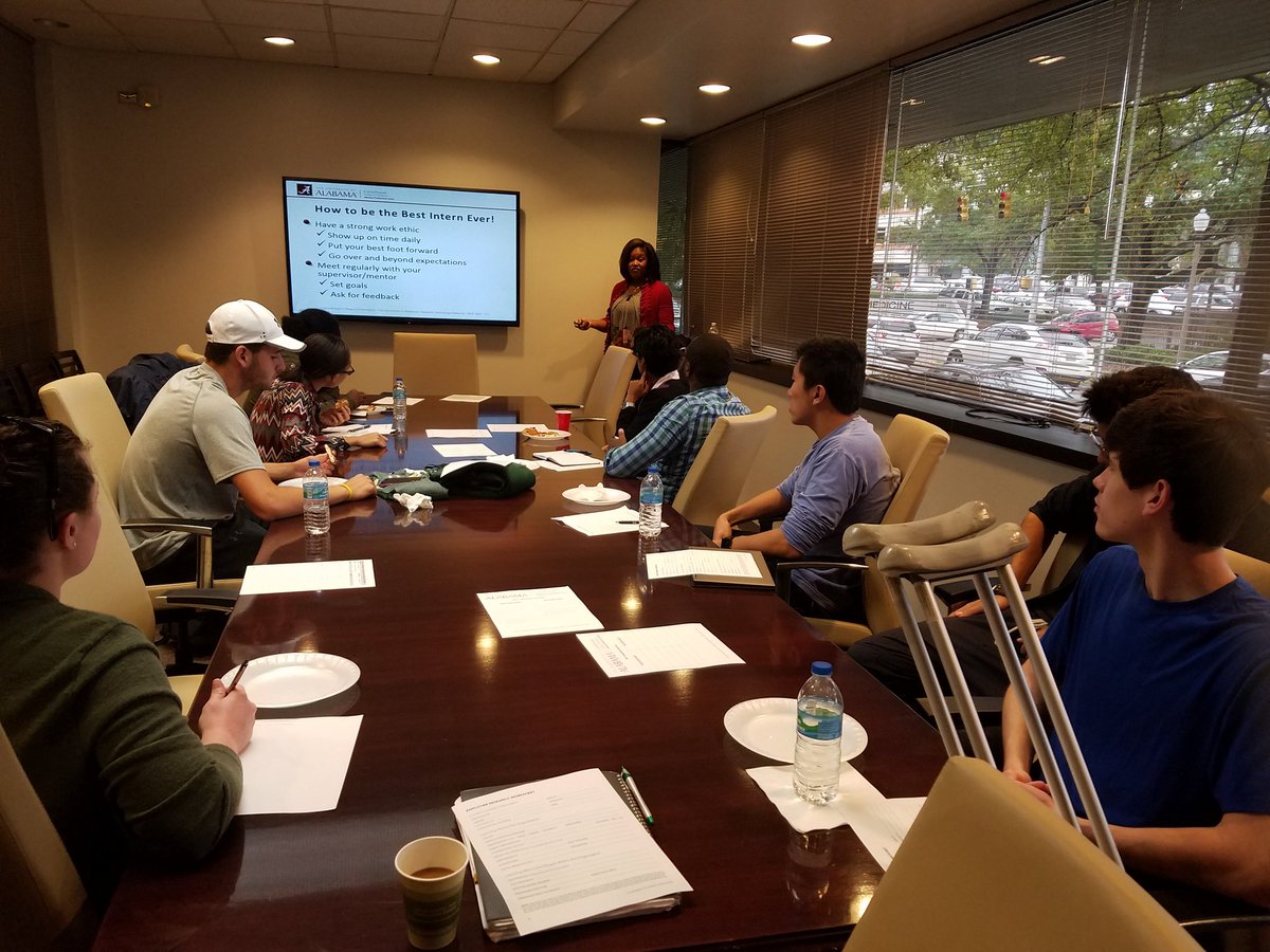 deslrob's tweet photo. @UABEngineering training for upcoming internship opportunities! Thanks Barika @ALTechNetwork! https://t.co/k4Mtz95FgX