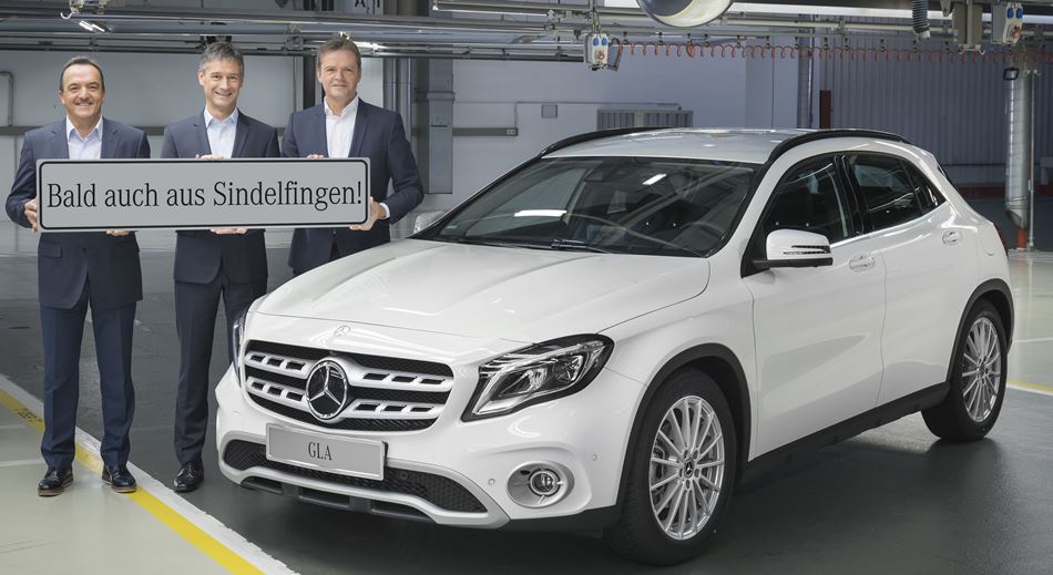 jesmbde's tweet photo. Überraschung: Aufgrund hoher Nachfrage und dem Anlauf der neuen #Aclass #W177 #MFA2 in #Rastatt wird der #GLA ab 1Q18 auch in #Sindelfingen produziert https://t.co/AMmK7db5nY https://t.co/BqySMJFpS5