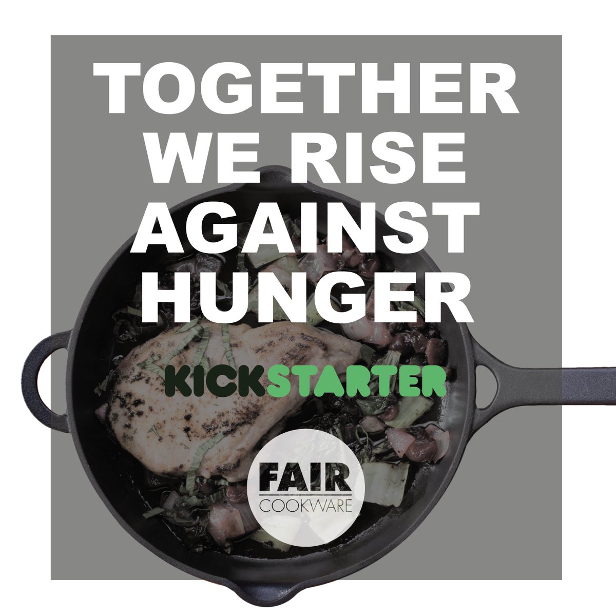 FairCookware's tweet image. Fair Cookware contributes to the fight against hunger in the United States by providing everyday essentials: traditional cast iron cookware that meets the highest standards. #KickStarter #KickStarterCampaignUSA #CastIronPan #KickstarterProject #FairCookware #CrowdFunding #Share