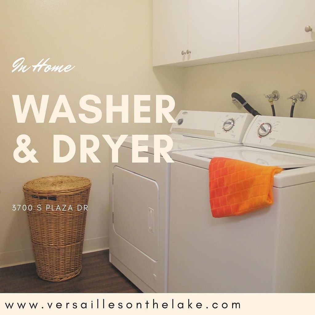 What’s better than having an IN- Home washer &amp; dryer?
Yes, your new home includes a washer &amp; dryer! #laundry #orange #oc #versailles #homes…
