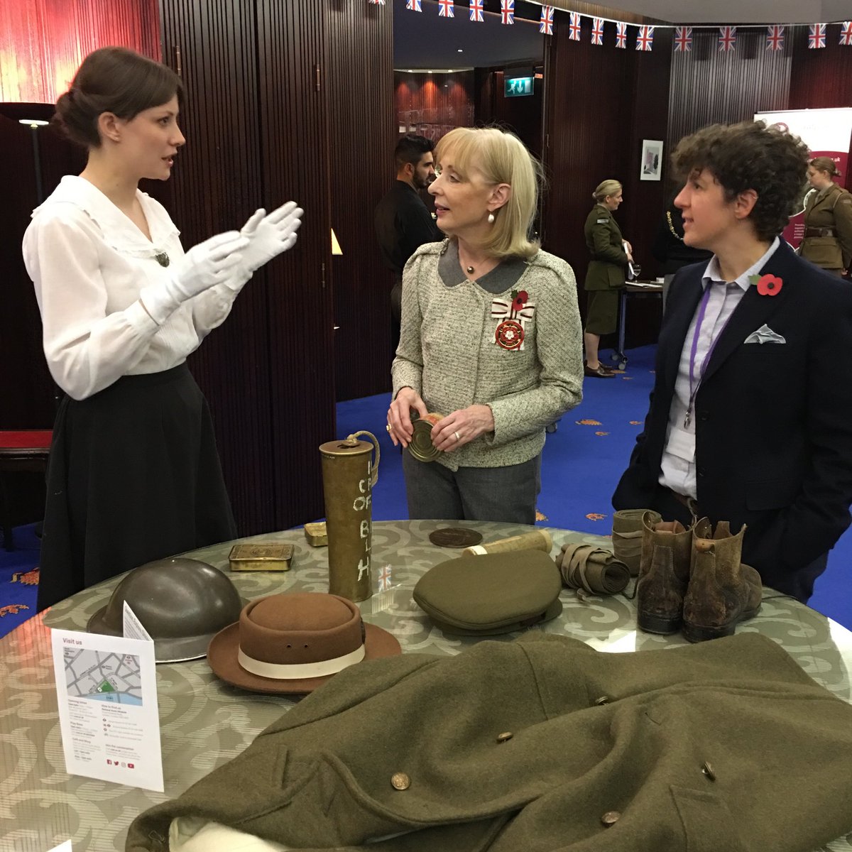 map_network's tweet photo. @NAM_London our Head of Learning @drbouchard with objects from the #handlingcollection https://t.co/UOrgoIdb1i