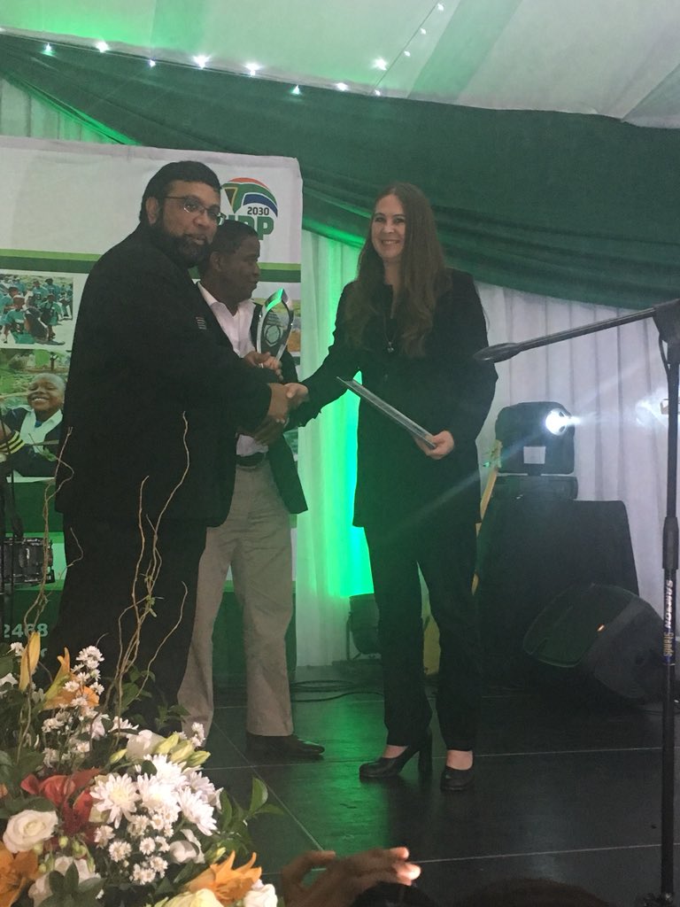 environmentza's tweet photo. For Contribution to the Prosecution of Environmental Crime, in Biodiversity&amp; Conservation congratulations to AdvAntoinette Ferreira. #ECEL07 https://t.co/HiQntRJ1SQ