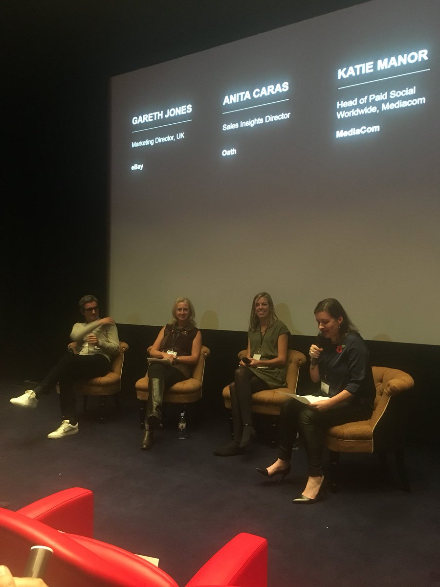 KirstyCooke1's tweet photo. Prediction klaxon! Immersive content, mobile video (obv), voice, AI, shoppable content - the next digital trends according to the panel @K_MillwardBrown #MediaAndDigital https://t.co/VW0t8GxJnr