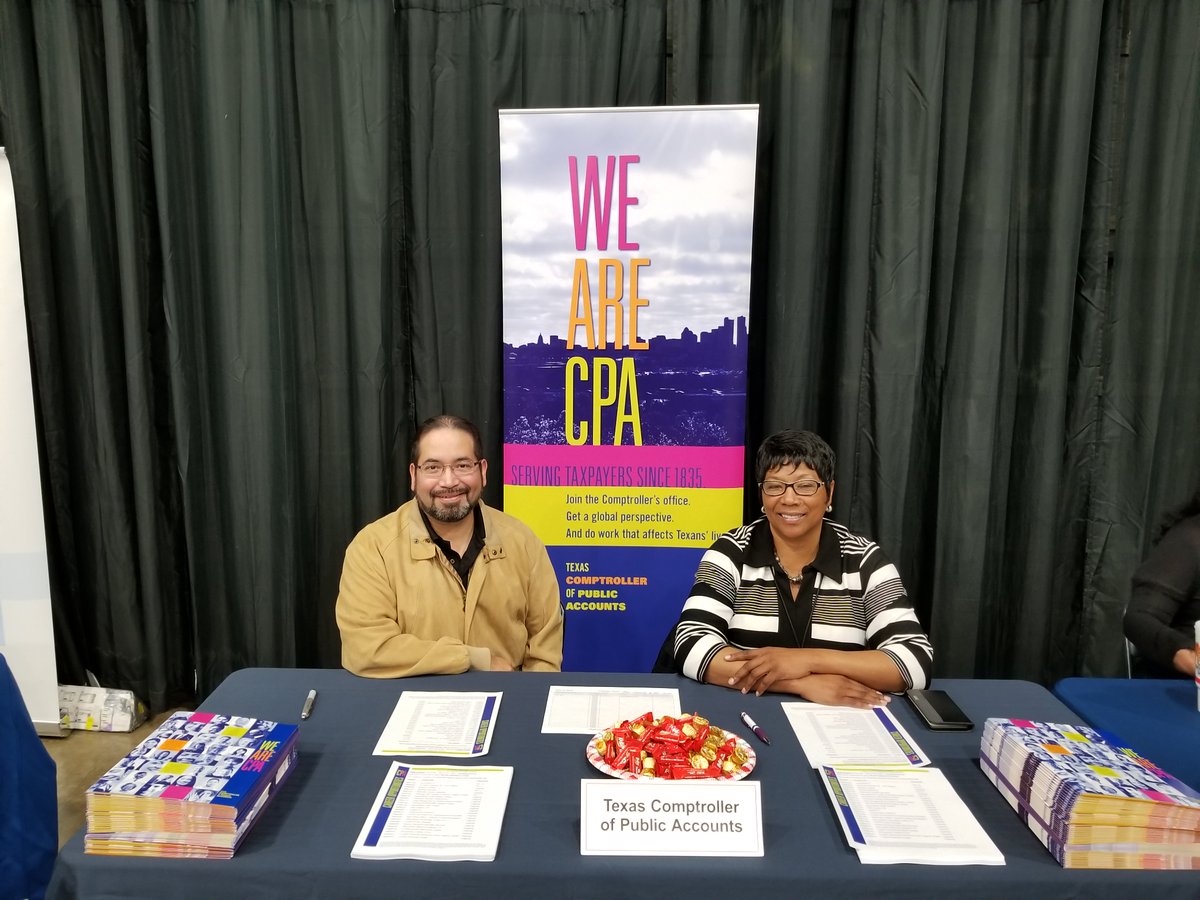 txcomptroller's tweet photo. Calling all #veterans! Come see us at the Red, White and You #txjob fair in #RoundRock and #Austin today. Events are taking place across the state: https://t.co/uwHufDc8XO #WeAreCPA https://t.co/oaaHAg5T1Q
