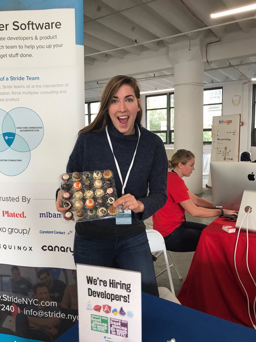 StrideBuild's tweet image. Swing by the Stride booth at @GetUncubed to say hi and grab some sweet treats! #uncubed #NYCUncubed