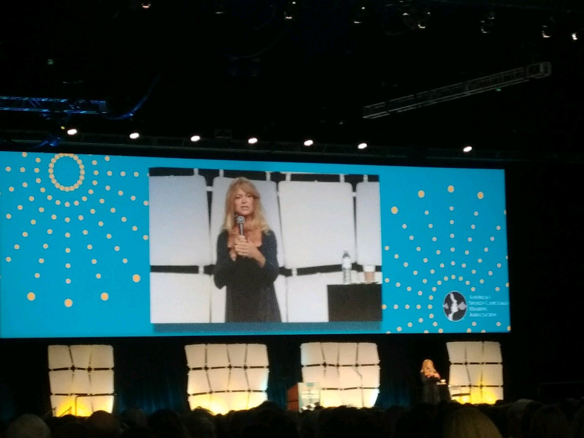 #ASHA17 with #GoldieHawn as the Keynote Speaker. 13,000+ attendees can’t be wrong!
#MindUp #TheHawnFoundation #MindfulnessforChildren