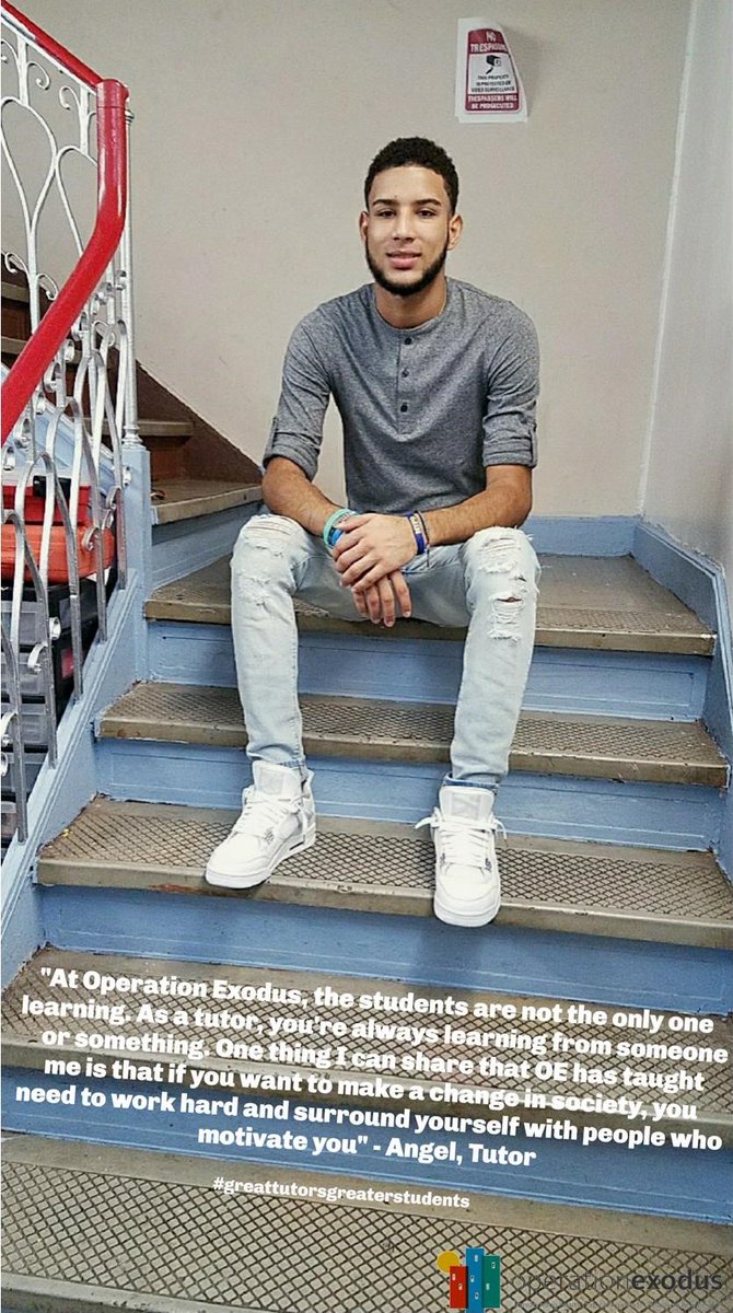 operationexodus's tweet photo. Up next on our #TutorStories series is Angel & what he has learned at OE. We hope you can help us hire more tutors like Angel to serve our ever-growing community of students on #GivingTuesday. Donate here -> https://t.co/qI0g7TKPTY https://t.co/MWw4r1gLHu