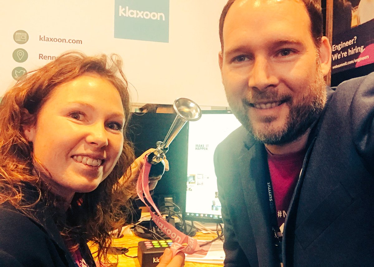 KlaxoonFR's tweet image. Wrapping up #WebSummit2017,
great interactions &amp;amp; connections, thanks Lisbon!   #MaketheWorldKlaxoon