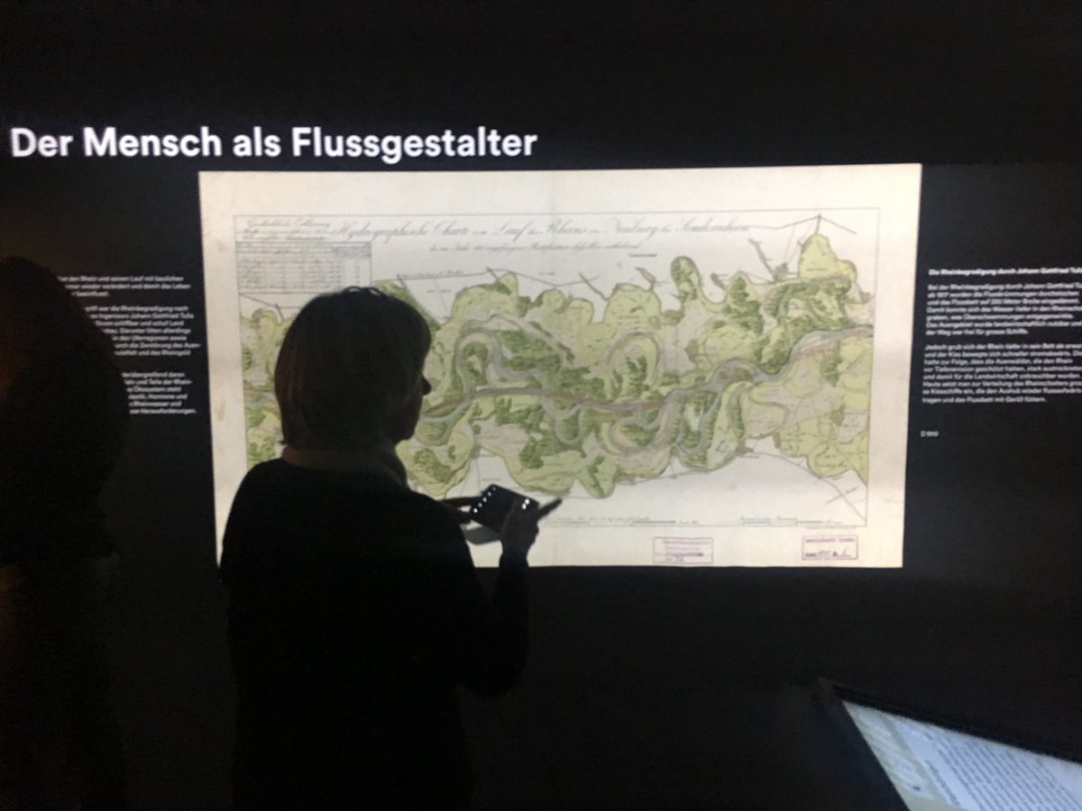HistMuseumBs's tweet photo. Die Rheinbegradigung durch Johann Gottfried Tulla #tweevening https://t.co/dYdSJr94p6