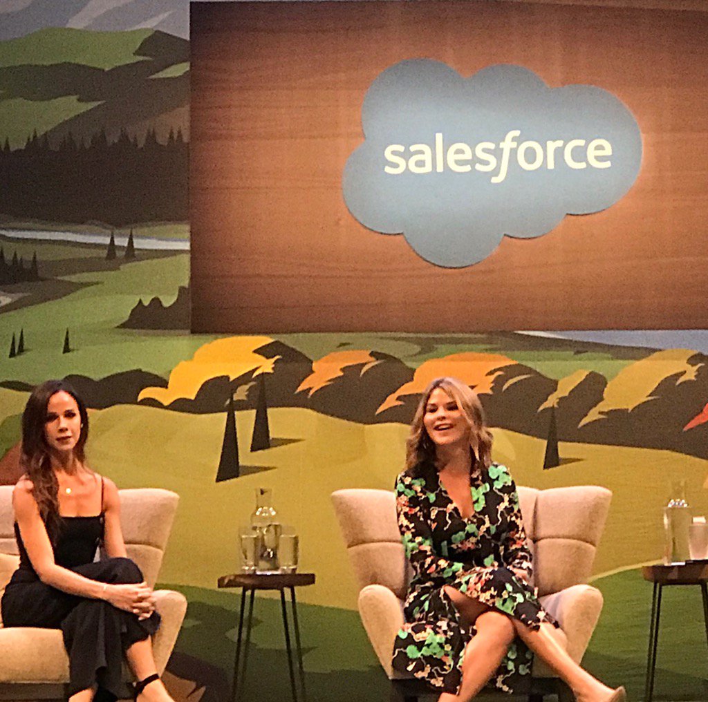 Thrilled to see the Bush sisters <a href="/Dreamforce/">Dreamforce</a> due to my <a href="/TODAYshow/">TODAY</a> obsession &amp; admiration for the <a href="/ghcorps/">Global Health Corps</a> #df17