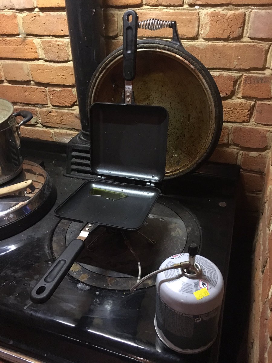 When you've run out of oil at home!