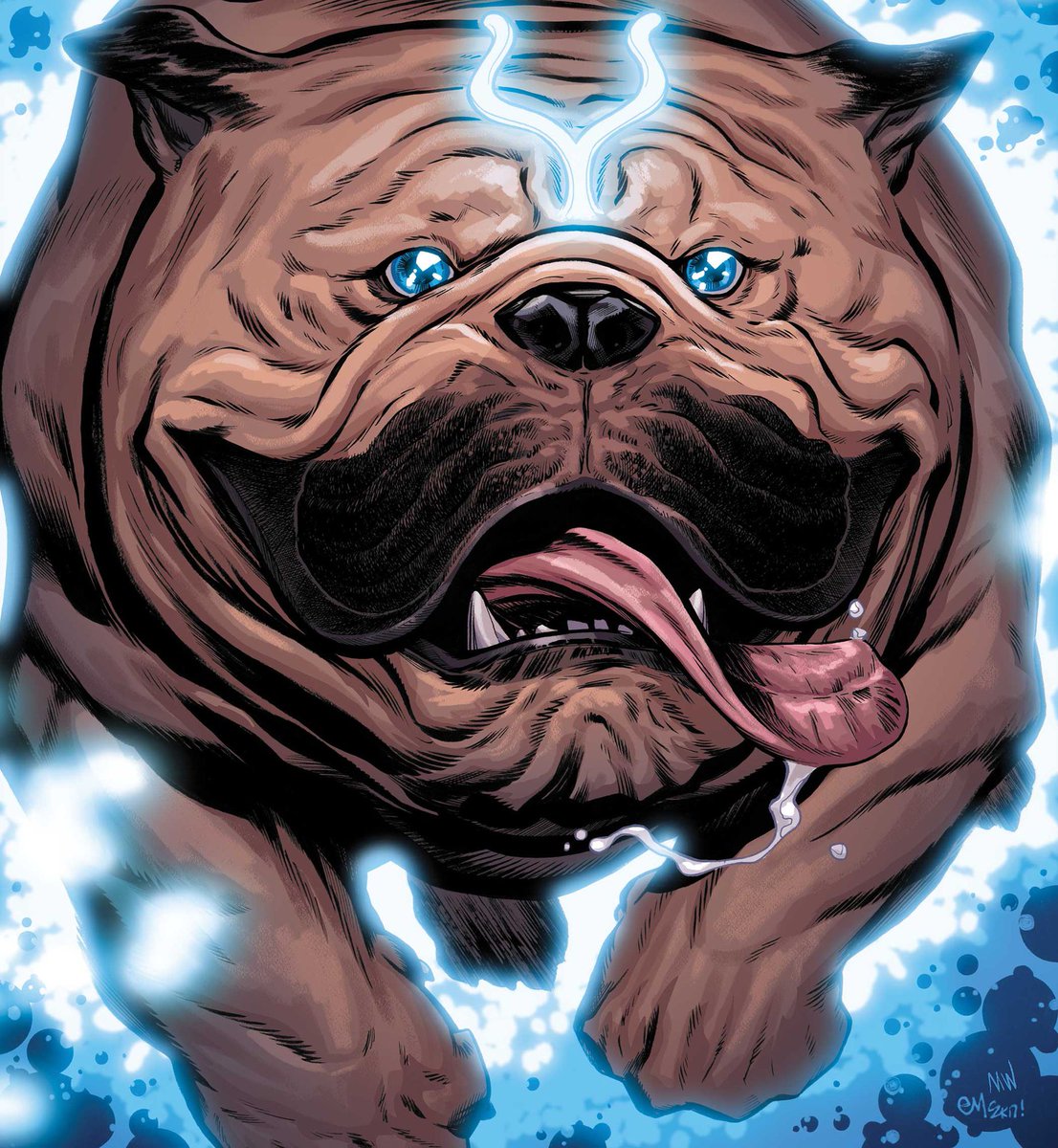 Polygon's tweet image. What a good boy: The Inhumans’ giant teleporting dog is getting his own Marvel comic. polygon.com/comics/2017/11…