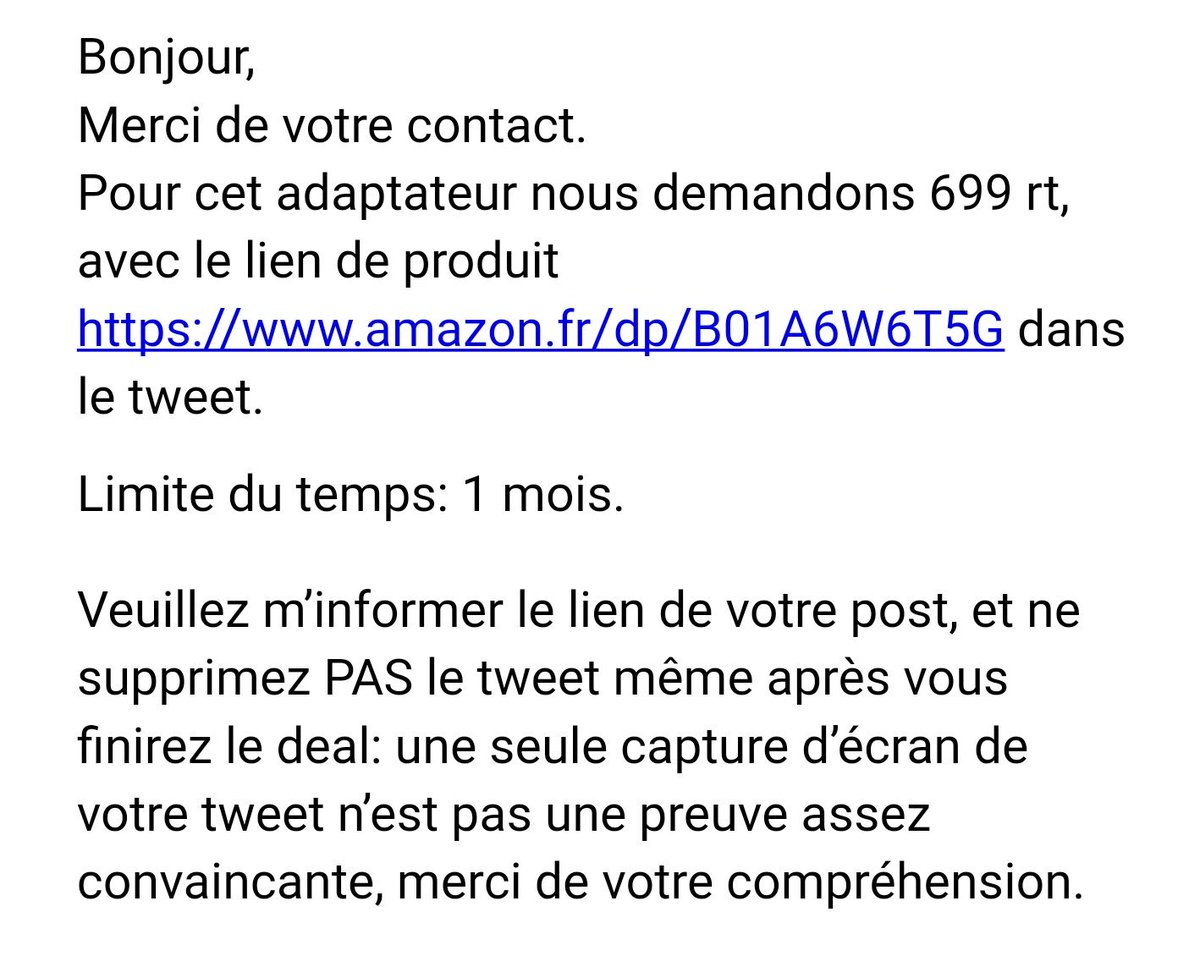 blackmet13's tweet image. RT DEAL 1 MOIS 699 RT ET @AukeyFR m'offre ce produit amazon.fr/dp/B01A6W6T5G
J'offre des cadeaux tous les 50 rt et je rend les rt 🎁🎁🎁🎁cadeaux a gagner