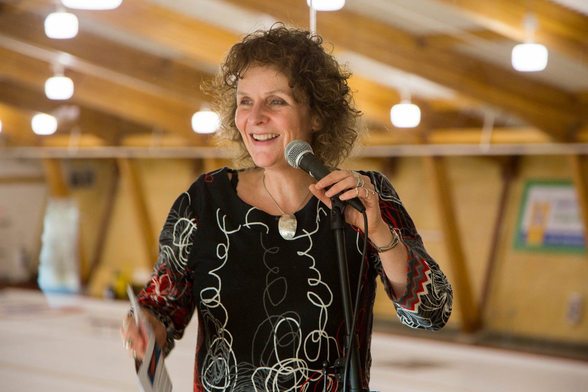 calgaryfolkfest's tweet photo. #ThrowBackThursday to last year's #BlockHeater2017 Bonspiel with #CFMF's artistic director, @kerrytheclarke! (Photo: @LiamProst) https://t.co/3UvacX2Ygt