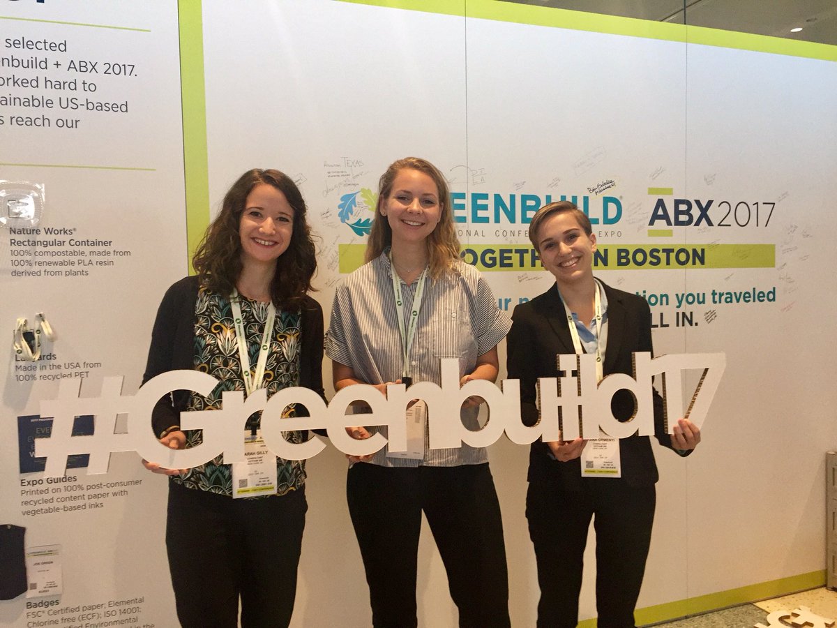 Gotham360's tweet photo. Some of G360 enjoying day 2 of @USGBC #Greenbuild2017 conference. #allin #findyourLEED #LEEDforchange https://t.co/pn90AYicSo
