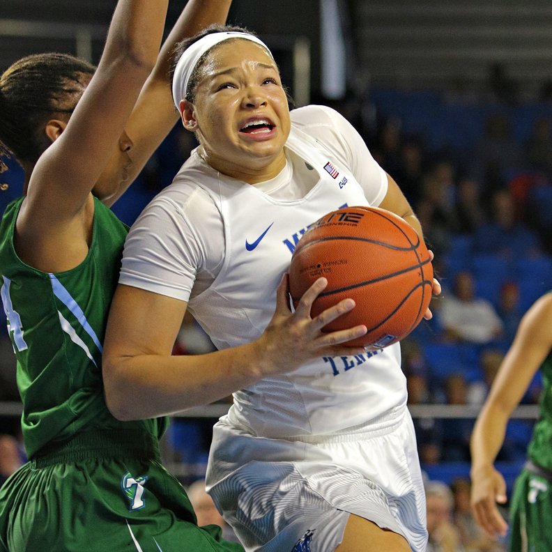 MT_WBB's tweet photo. #LadyRaider standout Alex Johnson has been named to the McClain Award Watch List, which recognizes the nation's top power forwards. She's one of 20 on the initial watch list. Story: 
https://t.co/xvMgyAoBQy #CUSAWBK #TrueBlue https://t.co/PhE3JxpMDx