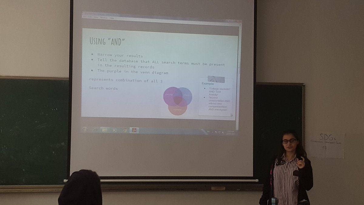 ChamandiHiba's tweet photo. Learning research methods that enhance the quality of the resources tackled #Booleanoperators #IBDP1 #researchskills @Hhhsinfo https://t.co/X0ikT95OOa