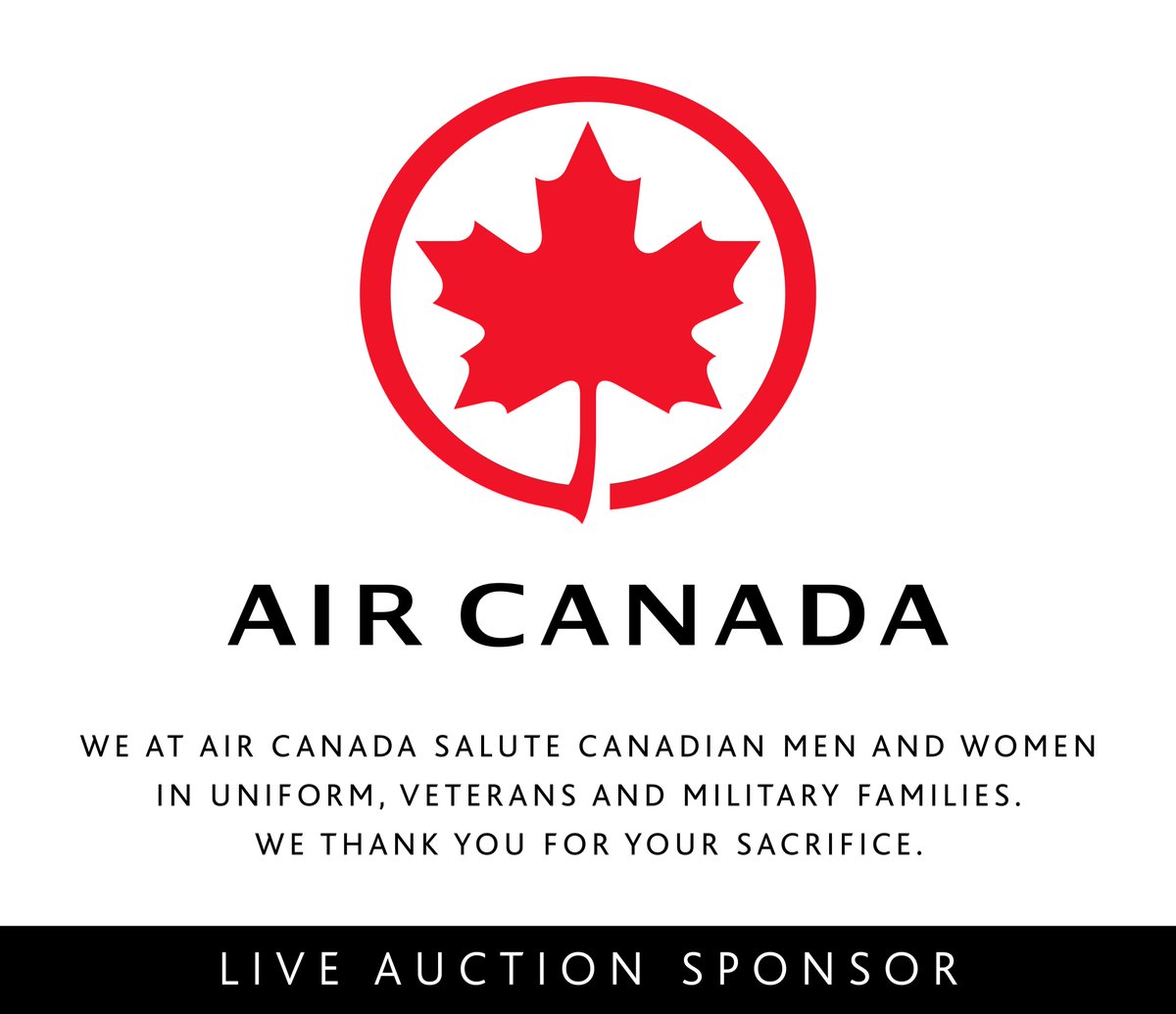 PEITribute's tweet photo. Thank you @AirCanada for providing two tickets to anywhere in the world for the #PEI Tribute Dinner's live auction. https://t.co/V3MQpmXbGU https://t.co/3WnrJ5apJi
