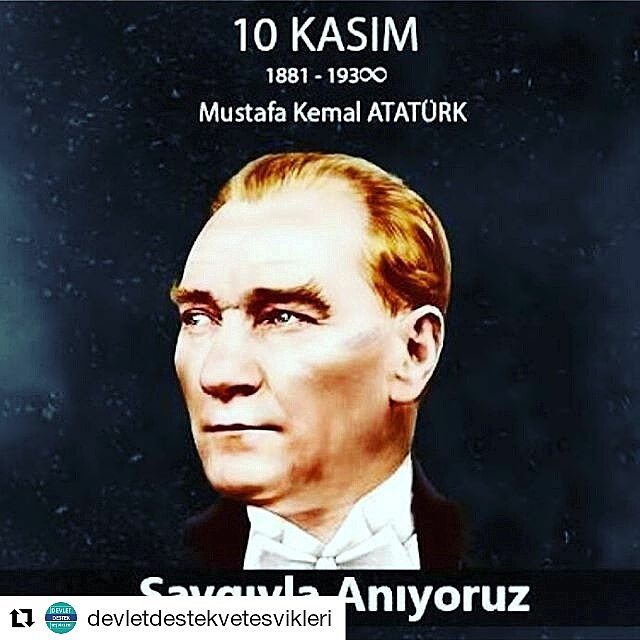 Memleketin hiçbir kentinde, ışığın sönmeyecek Atam! Özlemle anıyoruz... #10Kasım @devletdestekvetesvikleri