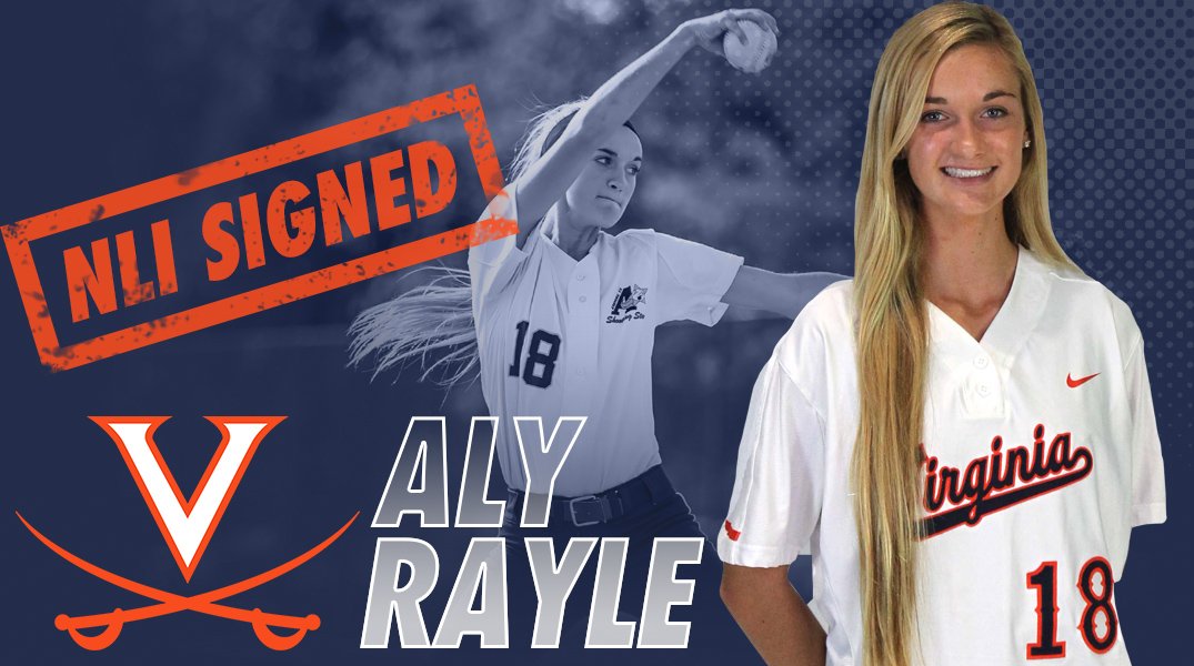 UVASoftball's tweet photo. Excited to welcome Aly Rayle (@allly_rallly) from Herndon, Va. to the Wahoo family!

Learn more about Aly: https://t.co/wiaqLeV8t7 https://t.co/RlvvBSWW0c