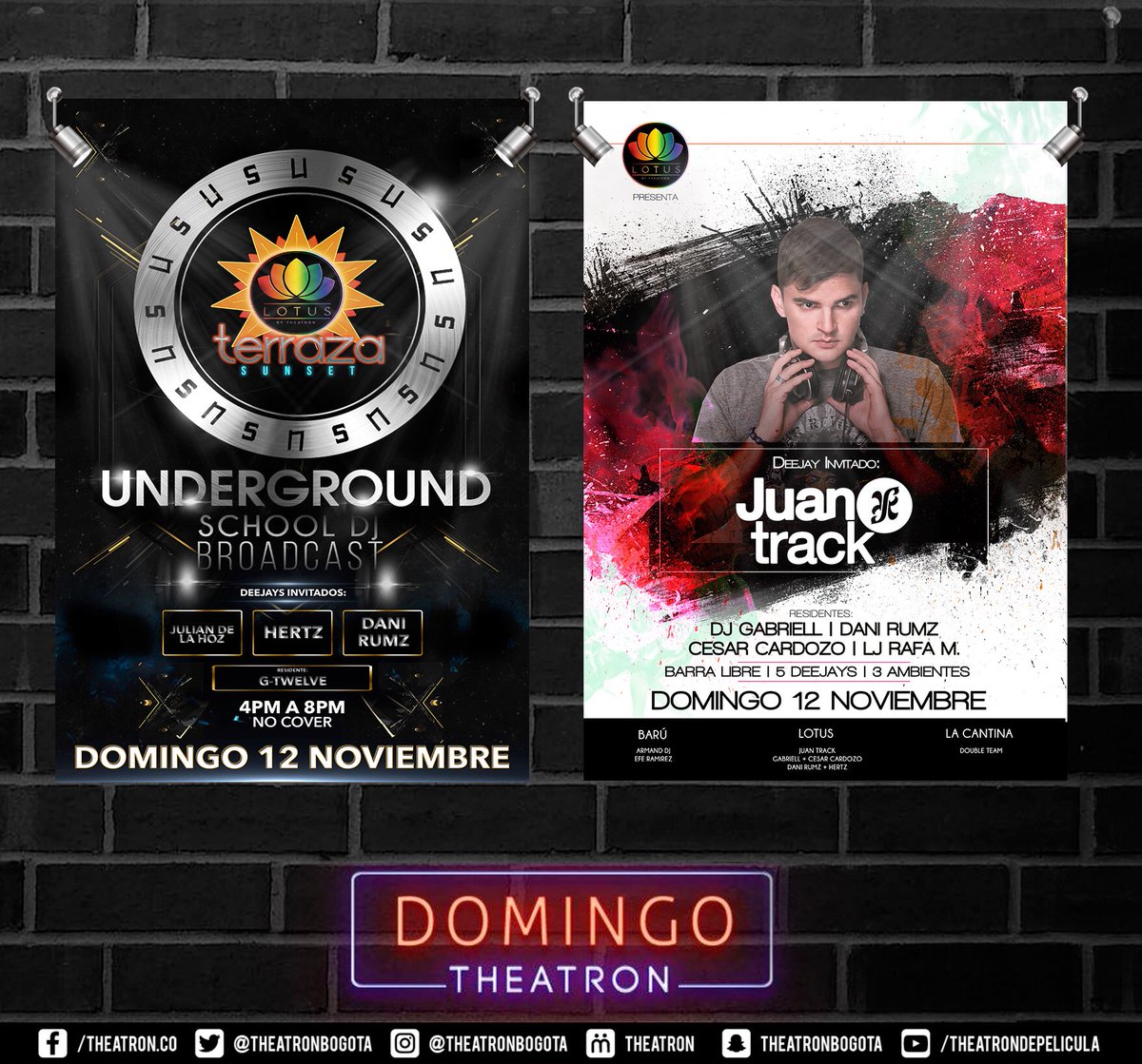 theatronbogota's tweet photo. Domingo #FIESTAWOW desde las 4pm NO COVER #undergroundDjs A partir de 9pm BARRA LIBRE Dj invitado #juantrack Show en vivo. Produce @fernandokoral https://t.co/pHOrvIOV2A