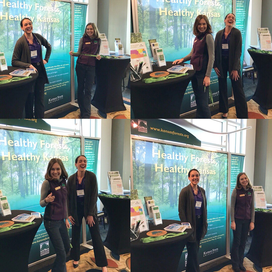 KSForestService's tweet photo. #KansasForestService is having a great time at the #KSWaterFuture17 conference! 💧 Thanks for another great event @kswateroffice! #CleanWaterKansas #KansasWater #WaterConference #TreesForCleanWater @KStateResExt @kstate https://t.co/NRFQCY9P9B