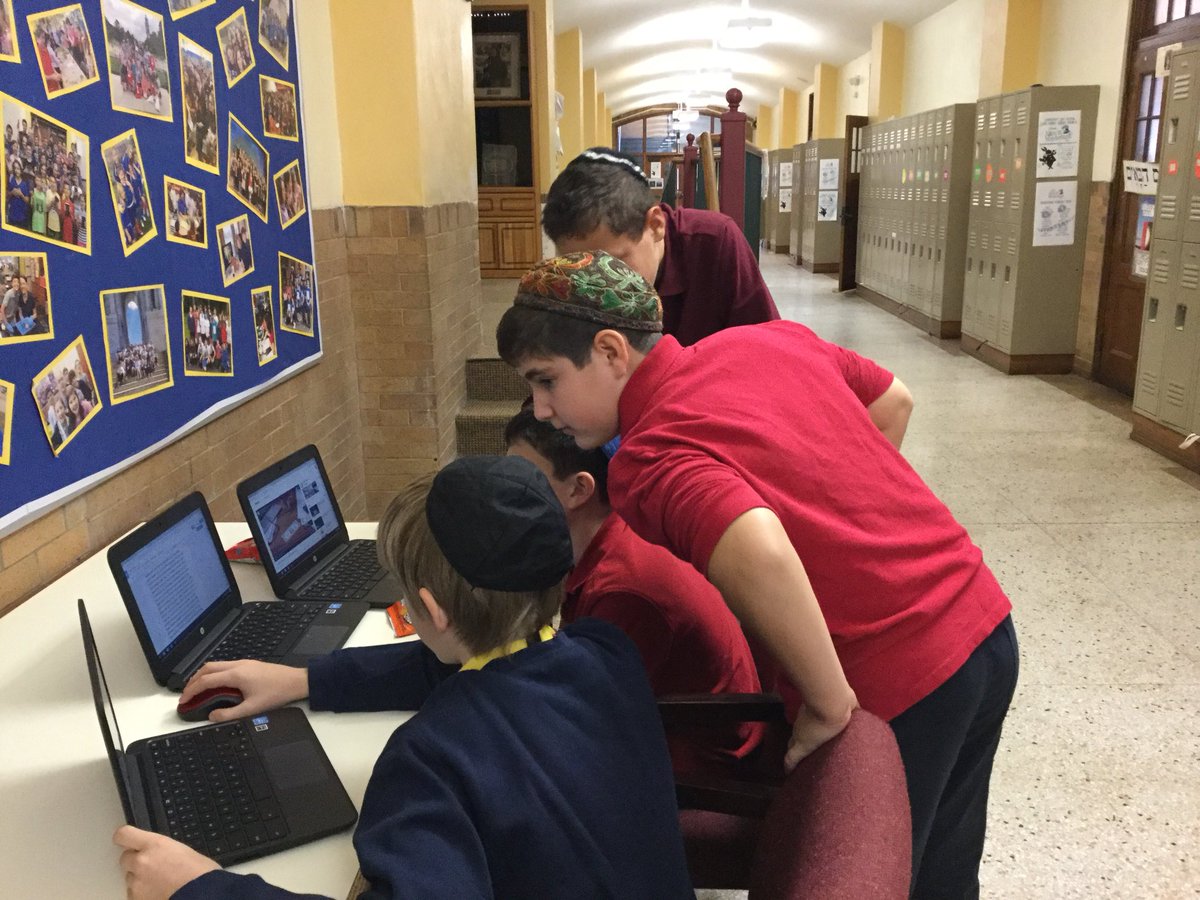 frischmancds's tweet photo. Sixth graders working on math music videos inspired by “It’s All About The Bass” (That is, base and exponent) 
#ilovemath #cdspgh https://t.co/z0KjydArdp