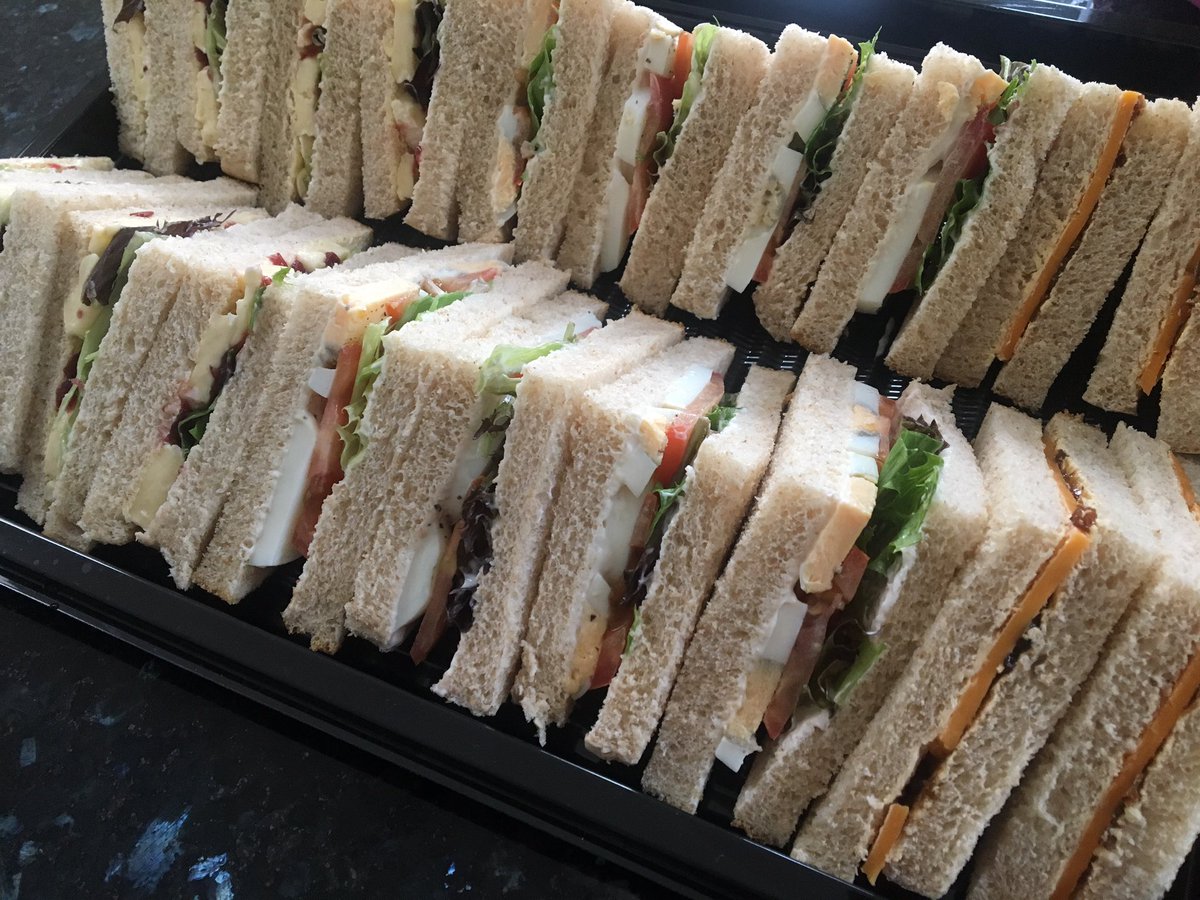 OlympicCatering's tweet image. Freshly prepared sandwich platters made to order #sandwiches #sandwichplatter #caterer #buffetlunch #eventcatering #olympiccatering #cockfosters