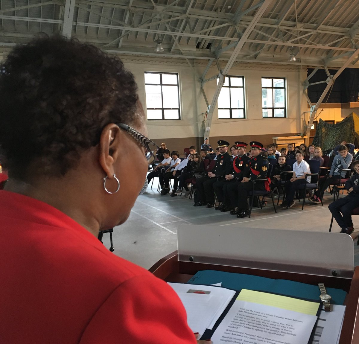 Ms. Veronica Mae Johnson, Former Citizenship Judge, Eastern Region, Citizenship Commission from the Government of Canada, will addressing our students about the beauty of Canada and our rights as Canadian Citizens. <a href="/EnglishMTL/">English Montreal School Board</a>