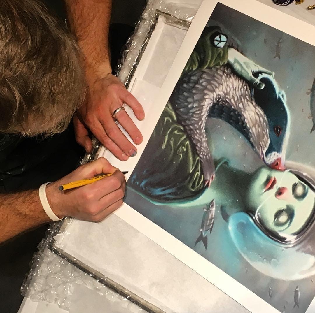 Limited print edition of 'Colonists' by .<a href="/Rocket01/">Rocket01</a> edition of 25, signed &amp; numbered, £70. 
Contact: info@bsmt.co.uk