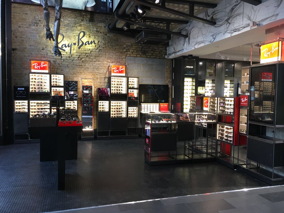 Now open! The new Ray-Ban corner at the O store. A great team effort with VM support from our Chloe. @WheresWarron <a href="/RosDeans/">ros marshall</a>