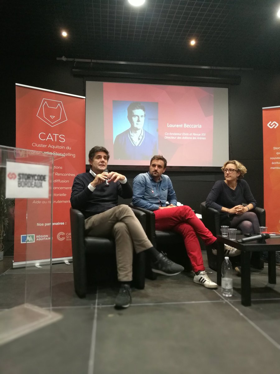 StorycodeBDX's tweet photo. On parle beaucoup de crise de l'édition, de la presse mais en vérité c'est la crise de la #publicité a cause de l'exigence des annonceurs.
#storycodeBDX https://t.co/7THTR9qovN
