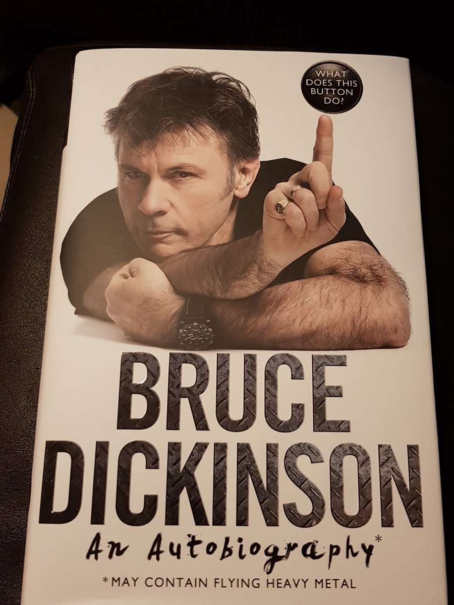 Can't wait to start this! Should get me through the long night tomorrow at #mcrsleepout #brucedickenson